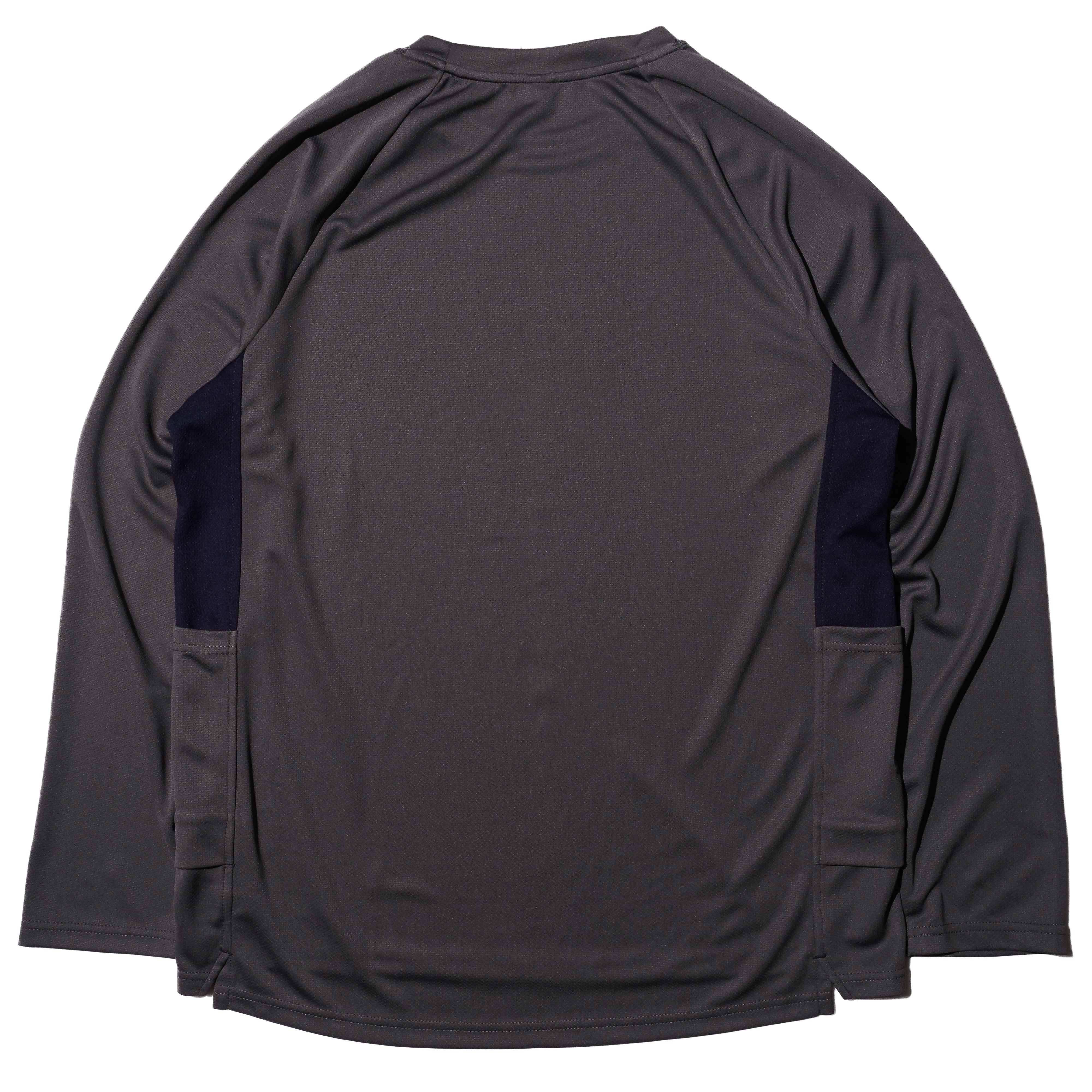 Side Pockets Long Sleeve Repreve - Mud Stone